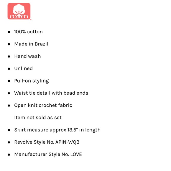 Alix pinho crochet mini skirt - Picture 4 of 8